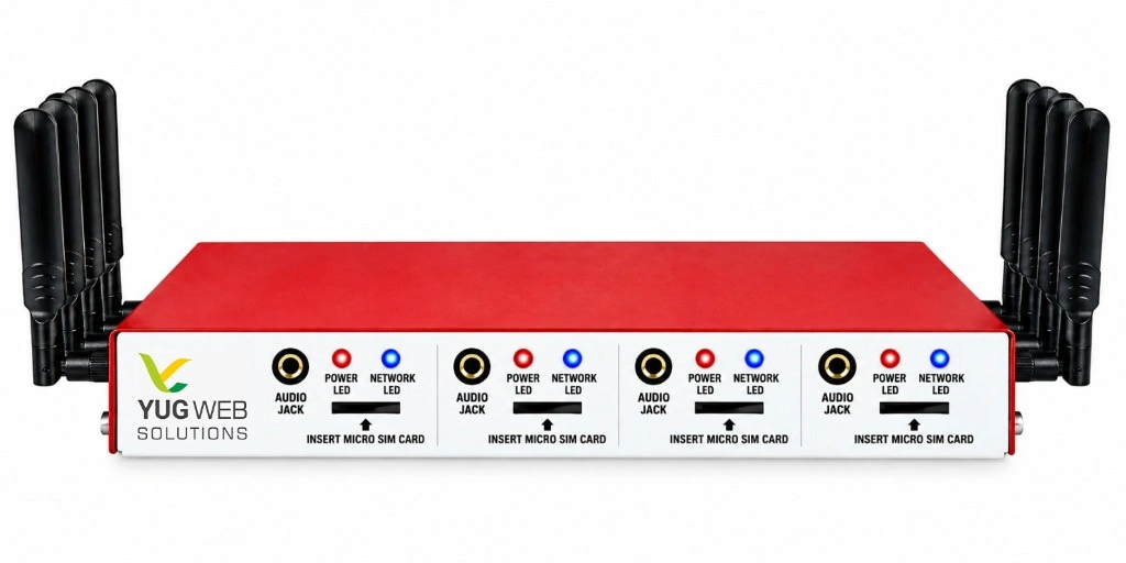 8 SIM IVR + WIFI Version Hardware Box